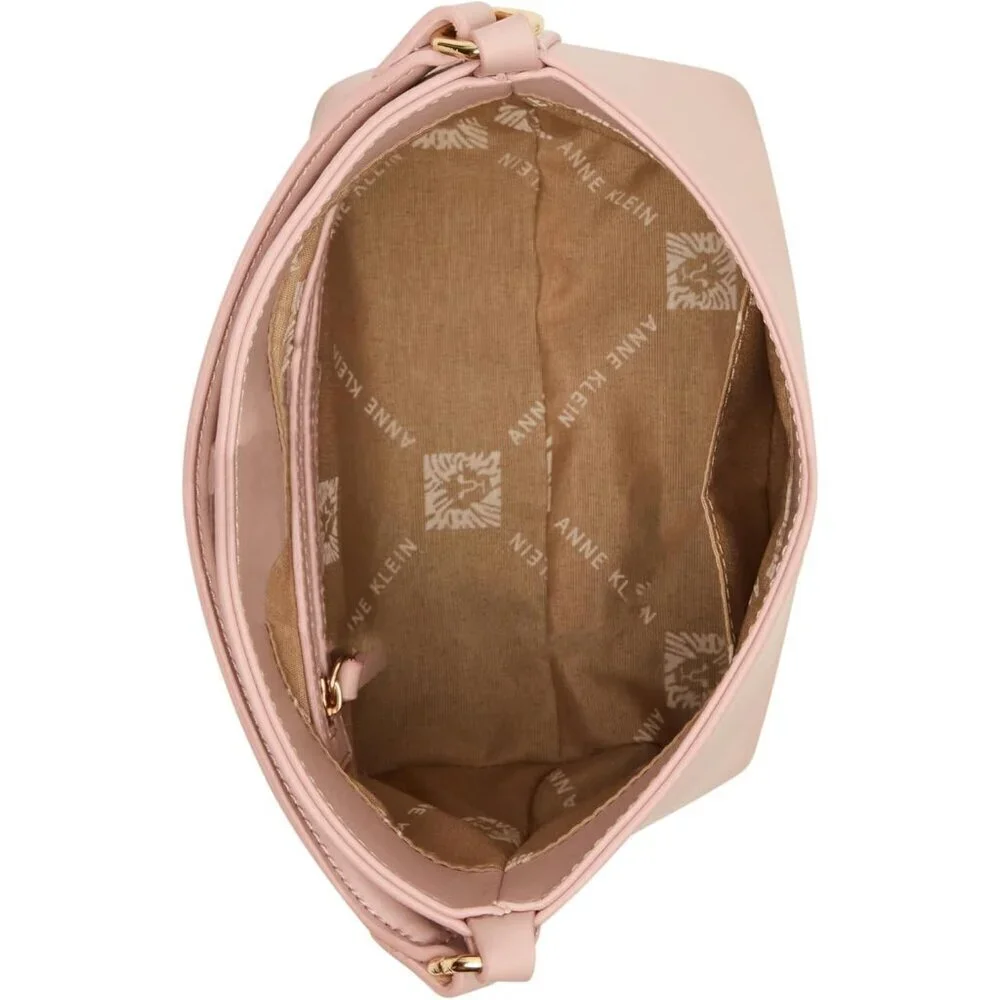 Women's Small Bucket Bag Detachable Strap Rosewater Cute Compact Elegant